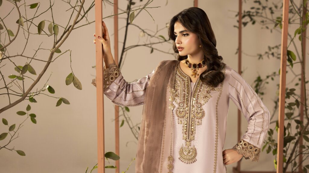 pexels-photo-36608749-36608749 A woman poses in an elegant, embellished traditional dress with intricate designs.